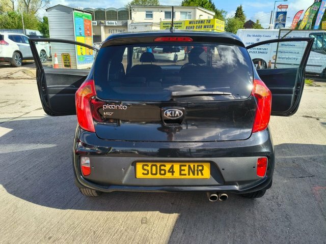 Kia Picanto Vr7 Hatchback SO64ENR Black #5