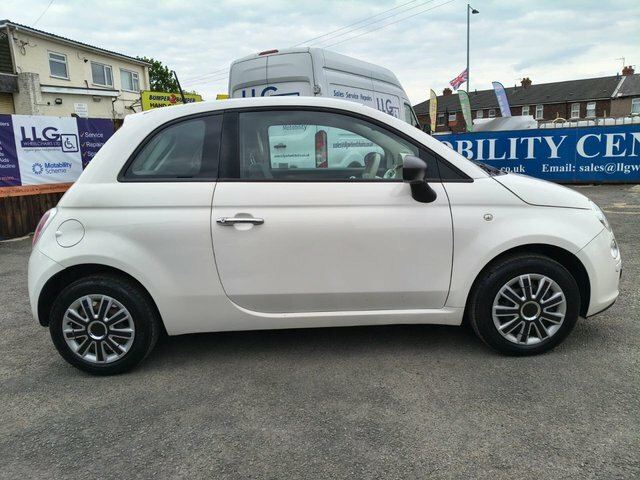 Fiat 500 Pop Hatchback SG65HBC White #2