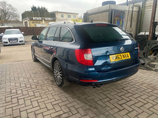 Skoda Superb Tdi Laurin Klement KM63NVA Blue #5