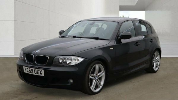BMW 1 Series 118D M Sport Hatchback Black #2