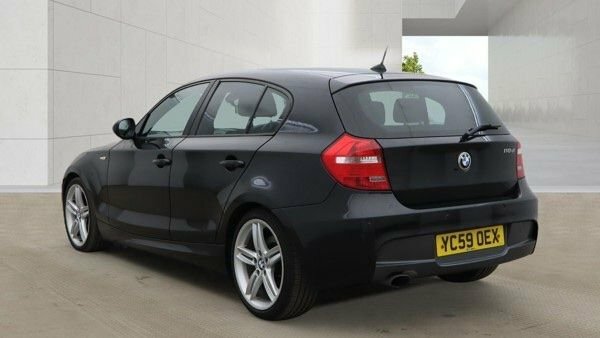 BMW 1 Series 118D M Sport Hatchback Black #3