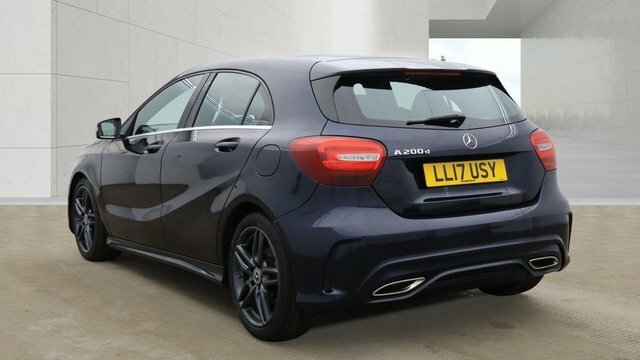 Mercedes-Benz A Class A200d Amg Line Hatchback LL17USY Blue #4