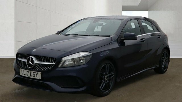 Mercedes-Benz A Class A200d Amg Line Hatchback LL17USY Blue #3