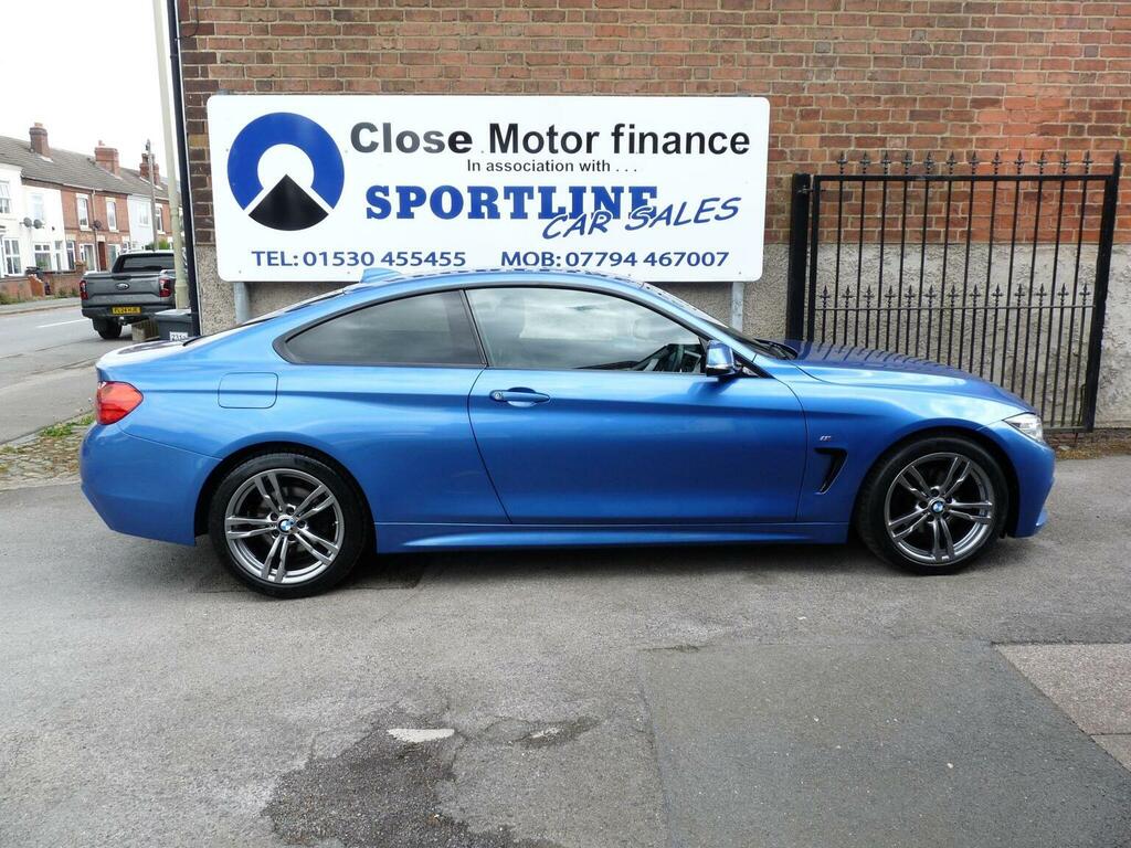 BMW 4 Series Gran Coupe Coupe 2.0 420D M Sport Euro 6 Ss 2017 BF17XGZ Blue #2