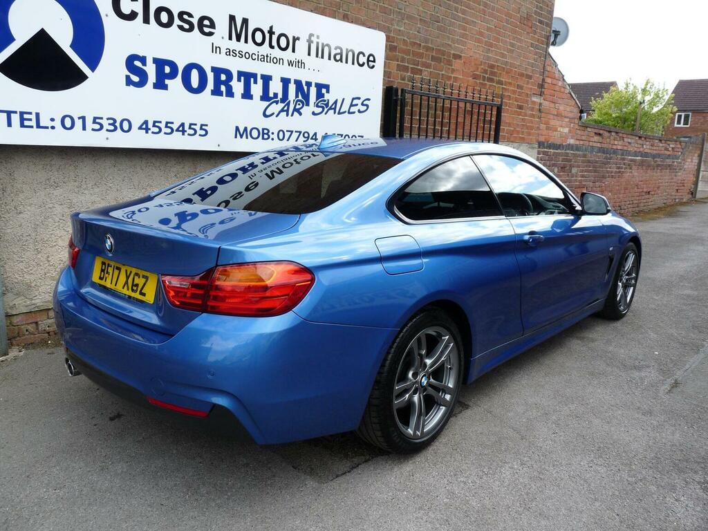 BMW 4 Series Gran Coupe Coupe 2.0 420D M Sport Euro 6 Ss 2017 BF17XGZ Blue #3