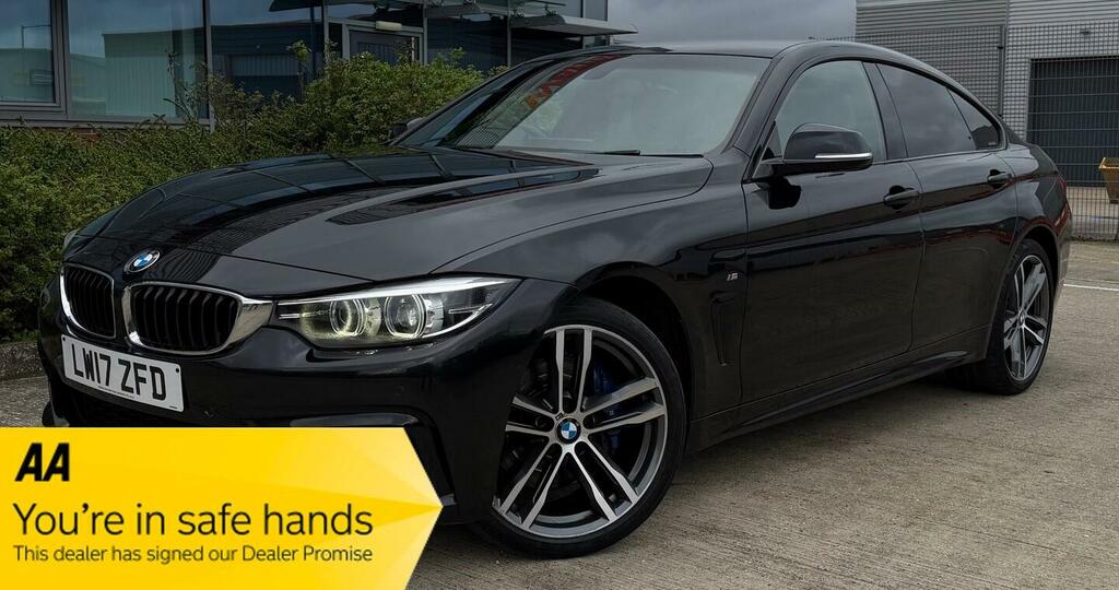 BMW 4 Series Gran Coupe 2.0 420I M Sport Xdrive Euro 6 Ss Black