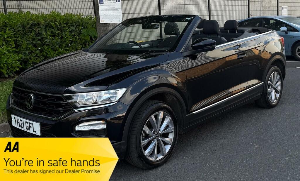 Volkswagen T-Roc 1.5 Tsi Evo Design Cabriolet Euro 6 Ss Black