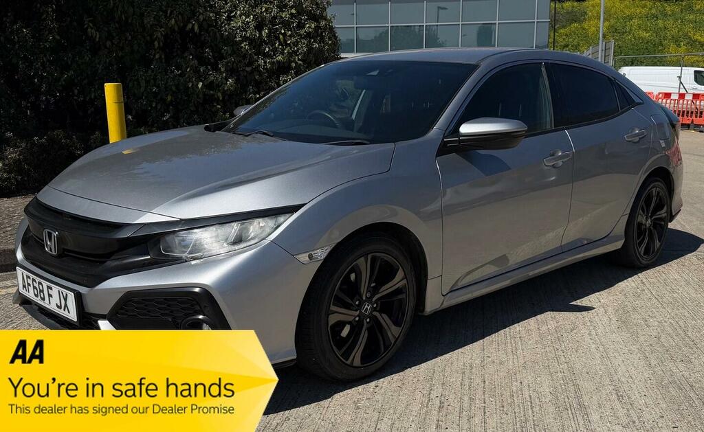 Honda Civic 1.0 Vtec Turbo Sr Cvt Euro 6 Ss Silver