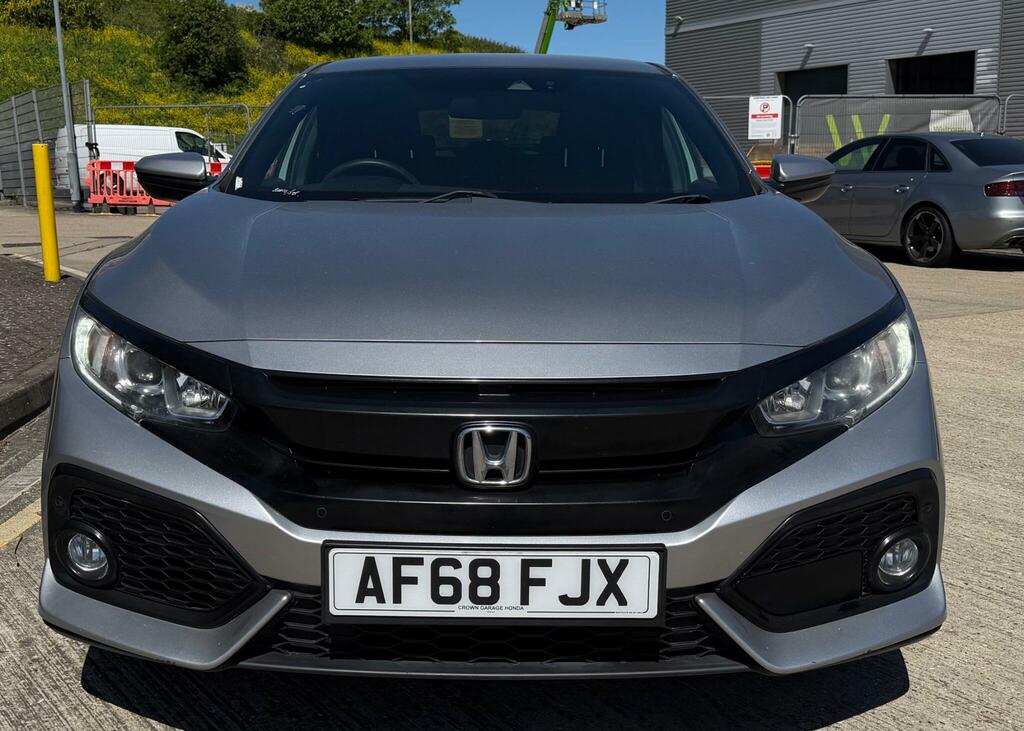 Honda Civic 1.0 Vtec Turbo Sr Cvt Euro 6 Ss Silver #2