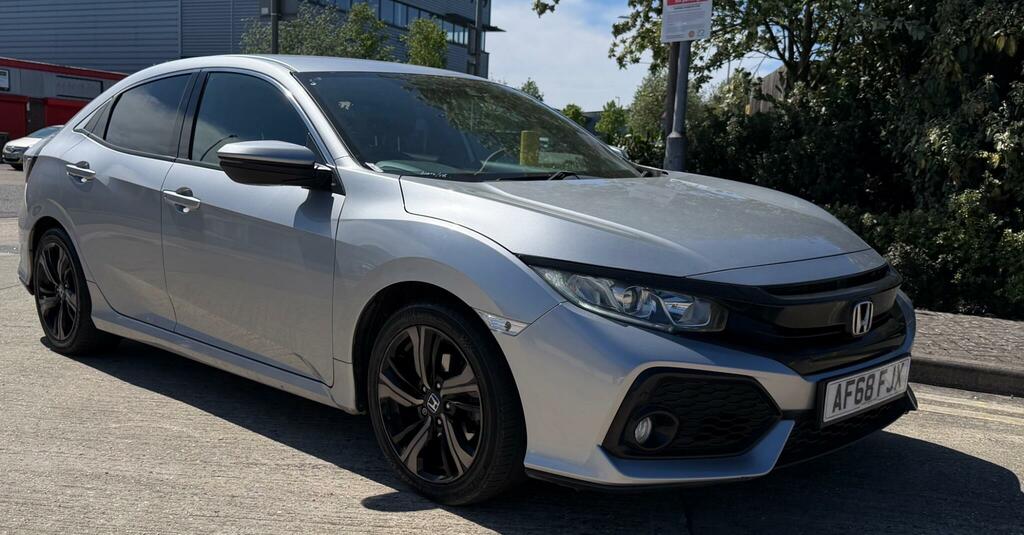 Honda Civic 1.0 Vtec Turbo Sr Cvt Euro 6 Ss Silver #3