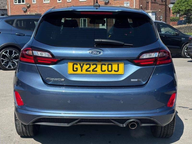 Ford Fiesta 1.0 Ecoboost Hybrid Mhev 155 St-line Vignale - GY22COJ Blue #6