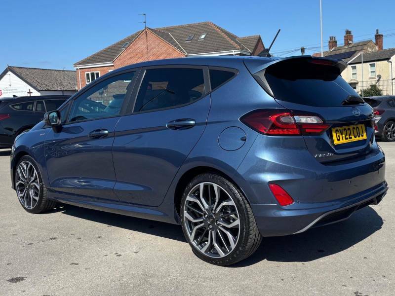 Ford Fiesta 1.0 Ecoboost Hybrid Mhev 155 St-line Vignale - GY22COJ Blue #5