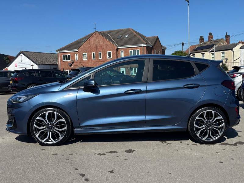 Ford Fiesta 1.0 Ecoboost Hybrid Mhev 155 St-line Vignale - GY22COJ Blue #4