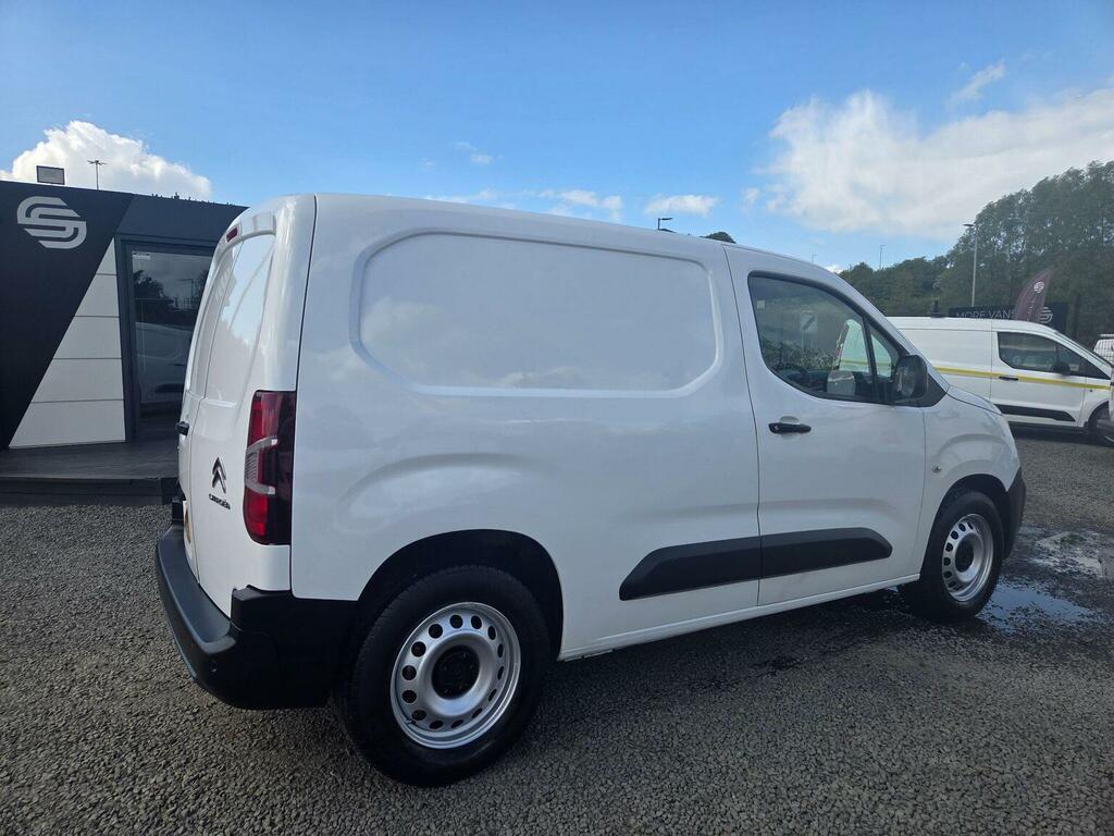 Citroen Berlingo Panel Van 1.5 Bluehdi 1000 Worker M Swb Euro 6 NA69KUJ White #4
