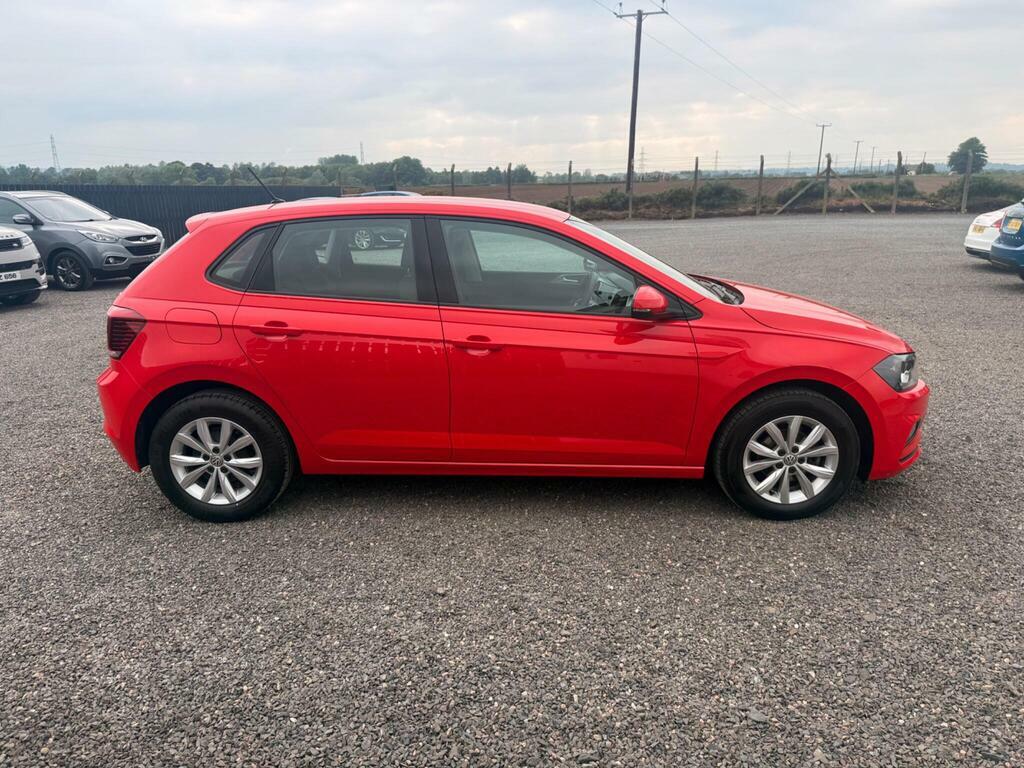 Volkswagen Polo 1.0 Tsi Se Euro 6 S S JGZ6377 Red #6