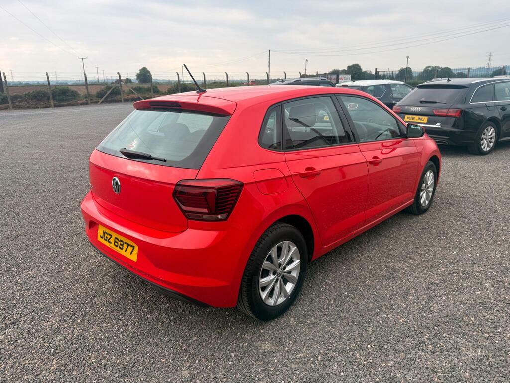 Volkswagen Polo 1.0 Tsi Se Euro 6 S S JGZ6377 Red #4