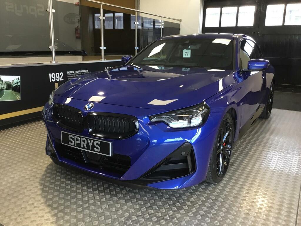 BMW 2 Series Gran Coupe Coupe 2.0 220I M Sport Euro 6 Ss 2023 EY73MYL Blue #4