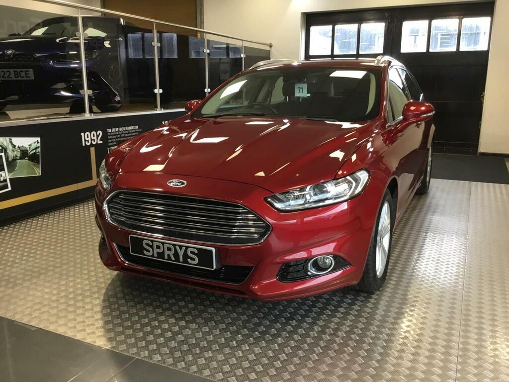 Ford Mondeo Estate 2.0 Tdci Titanium Euro 6 Ss 201565 Red #4