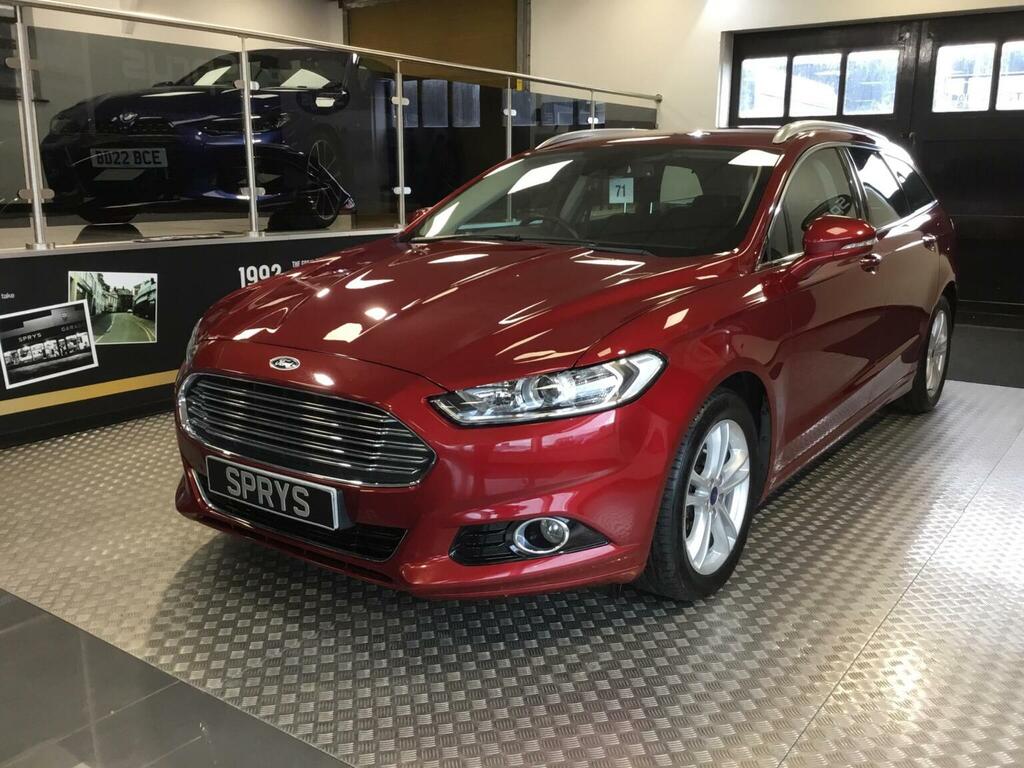 Ford Mondeo Estate 2.0 Tdci Titanium Euro 6 Ss 201565 Red #5