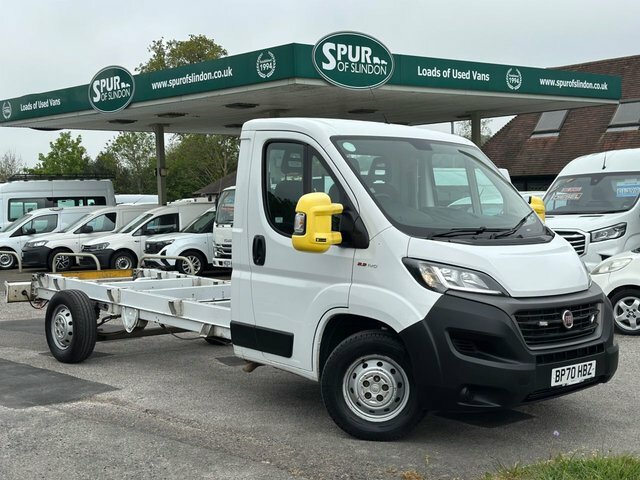 Fiat Ducato Canvas Chassis Cab 2.3 White