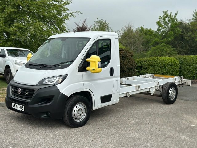 Fiat Ducato Canvas Chassis Cab 2.3 White #2