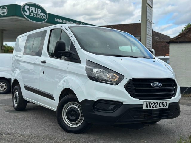 Ford Transit Custom 300 Ecoblue Leader Crew White