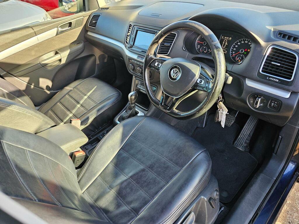 Volkswagen Sharan 2.0 Tdi Bluemotion Tech Se Nav Dsg Euro 6 Ss Blue #2