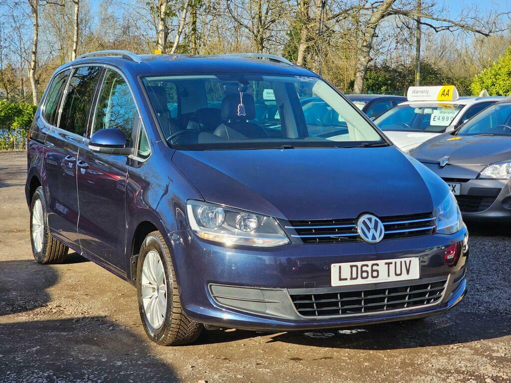 Volkswagen Sharan 2.0 Tdi Bluemotion Tech Se Nav Dsg Euro 6 Ss Blue #5