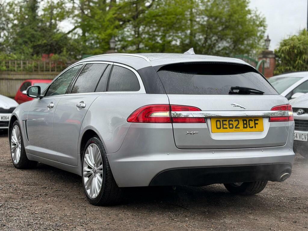 Jaguar XF 2.2D Portfolio Sportbrake Euro 5 Ss OE62BCF Silver #6