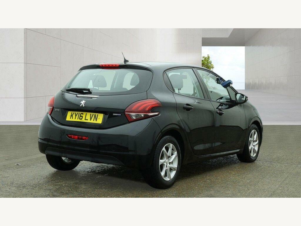 Peugeot 208 1.6 Bluehdi Active Euro 6 KY16LVN Black #4