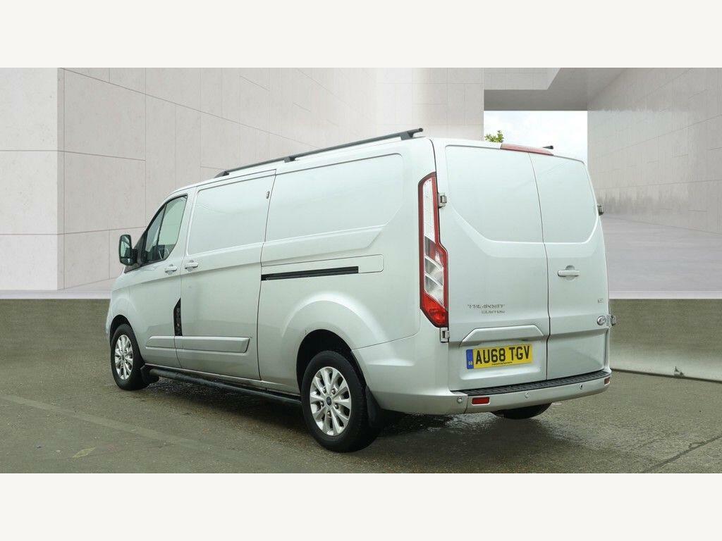 Ford Transit Custom 2.0 300 Ecoblue Limited L2 H1 Euro 6 AU68TGV Silver #4