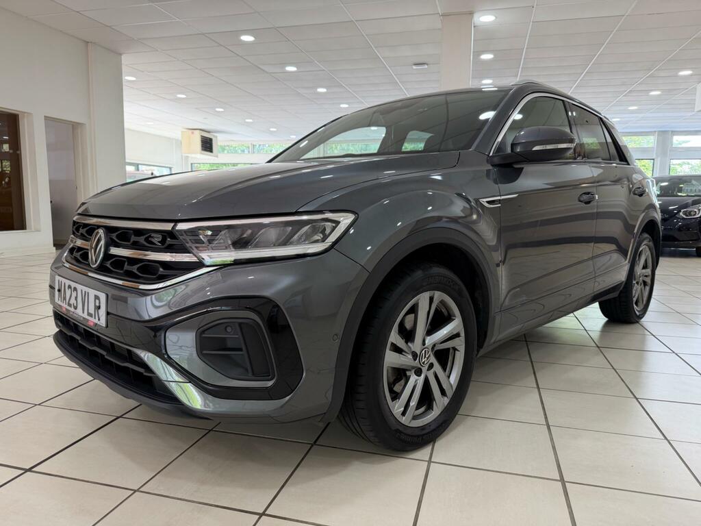 Volkswagen T-Roc 1.5 Tsi R-line Suv Dsg Euro 6 Ss 15 MA23VLR Grey #3