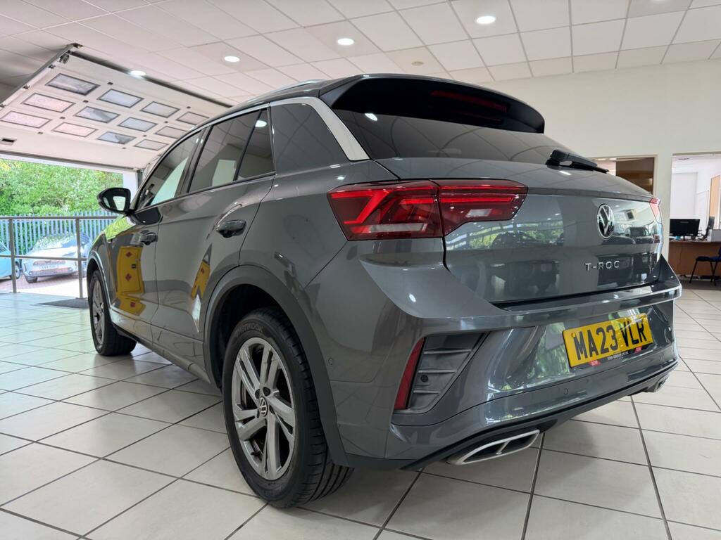Volkswagen T-Roc 1.5 Tsi R-line Suv Dsg Euro 6 Ss 15 MA23VLR Grey #4