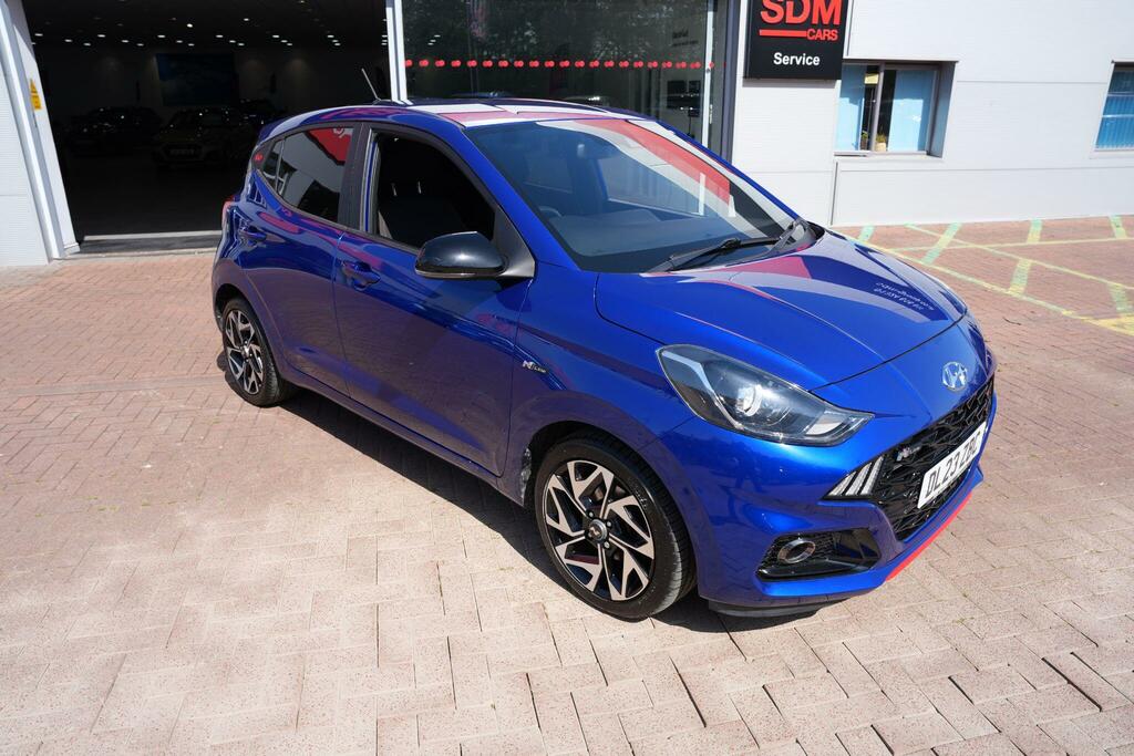 Hyundai I10 1.0 T-gdi N Line Hatchback Euro DL23ZBC Blue #5