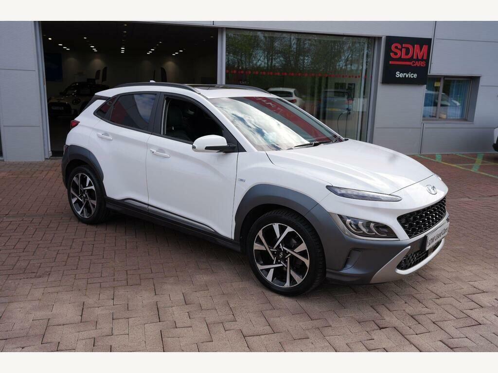 Hyundai Kona 1.0 T-gdi Mhev Ultimate Euro 6 Ss SC22YMA White #6
