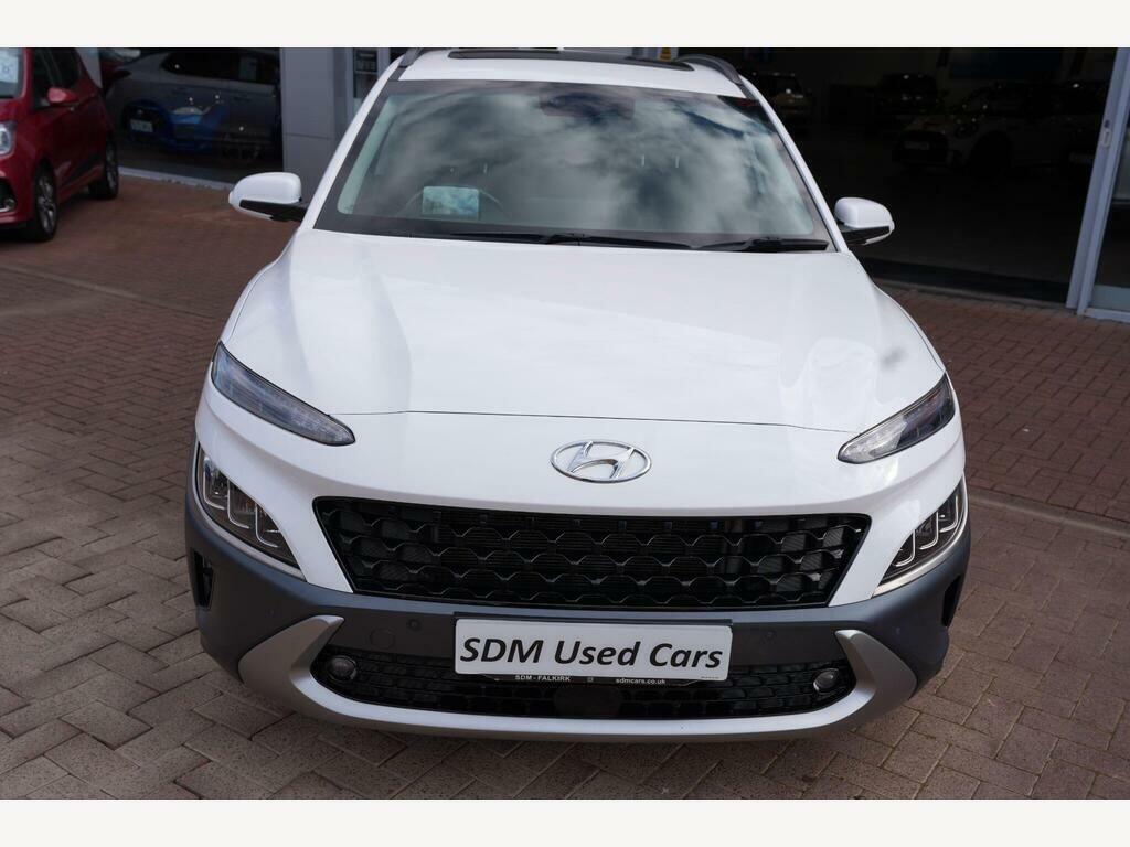 Hyundai Kona 1.0 T-gdi Mhev Ultimate Euro 6 Ss SC22YMA White #3