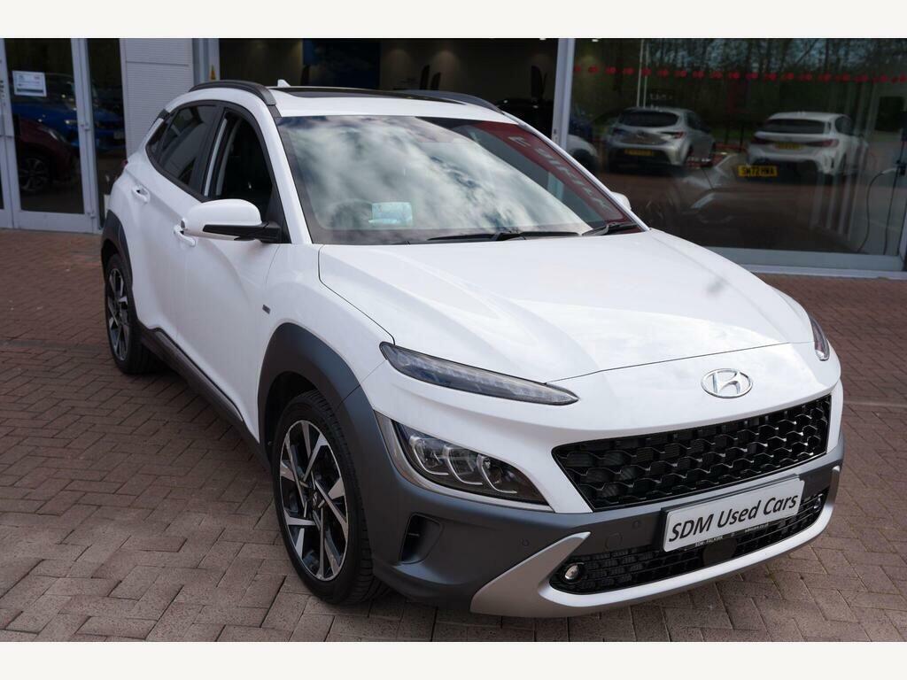 Hyundai Kona 1.0 T-gdi Mhev Ultimate Euro 6 Ss SC22YMA White #5