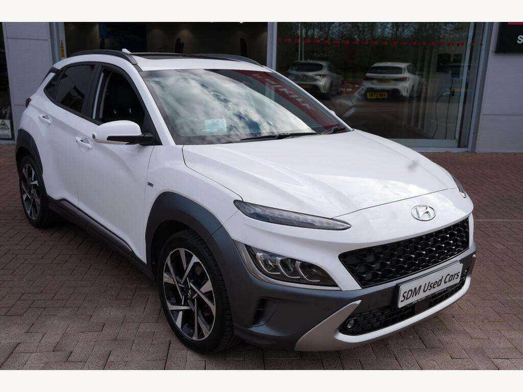 Hyundai Kona 1.0 T-gdi Mhev Ultimate Euro 6 Ss SC22YMA White #2