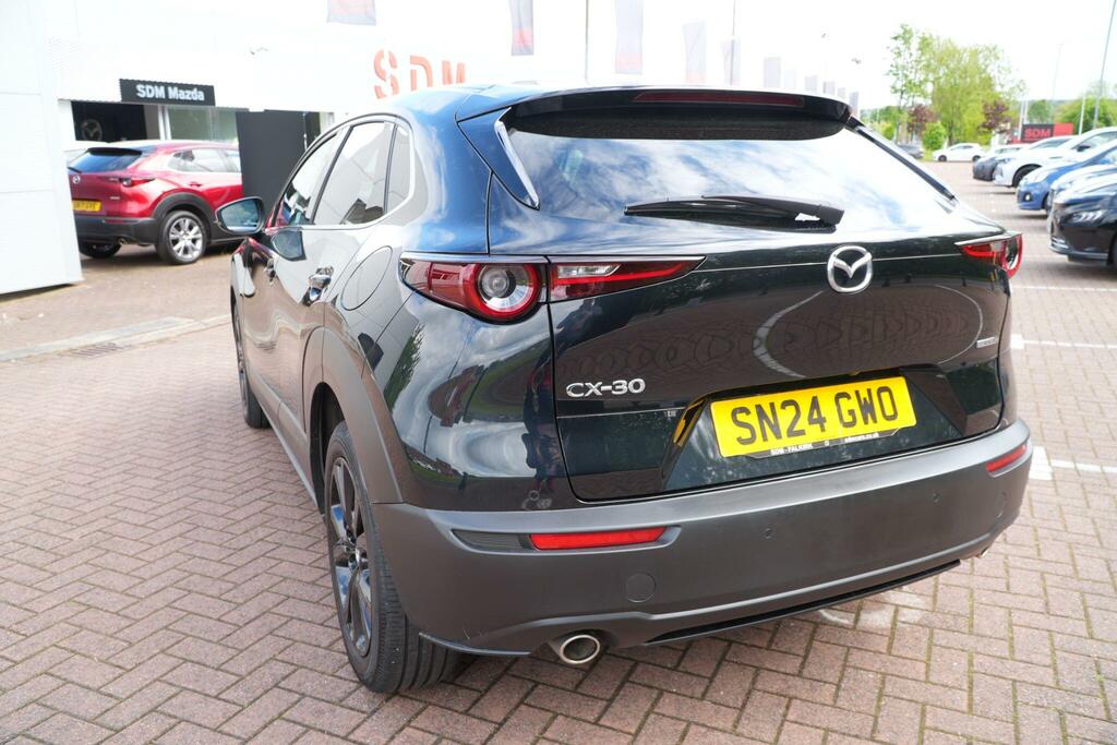 Mazda CX-30 2.0 E-skyactiv G Mhev Homura Suv E SN24GWO Black #4