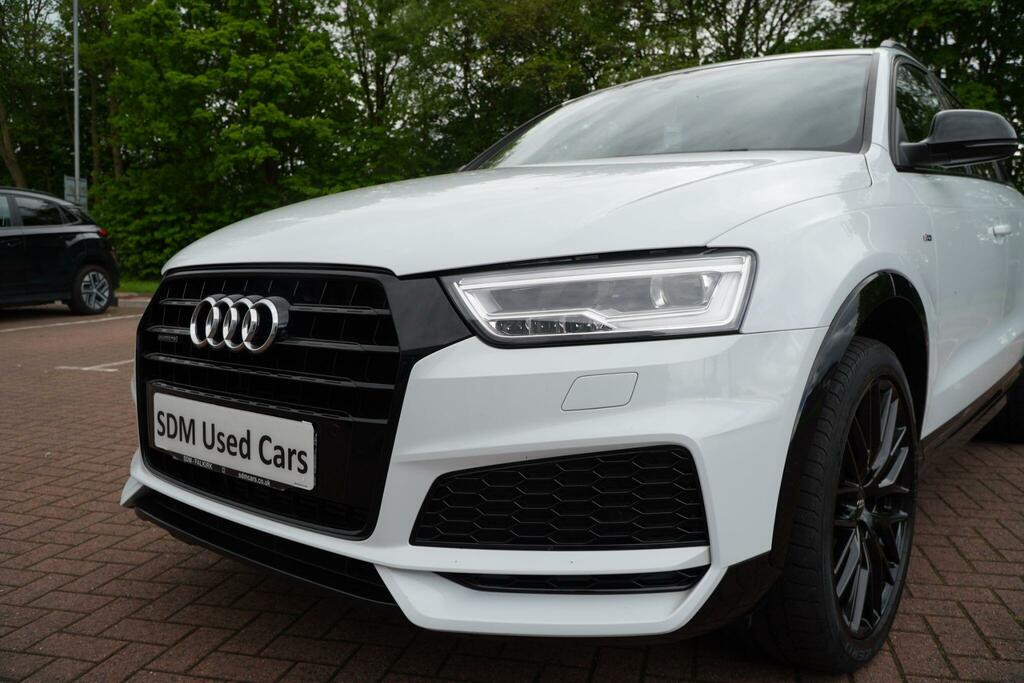 Audi Q3 2.0 Tfsi Black Edition S Tronic Quattro Euro 6 S SV18JSD White #3