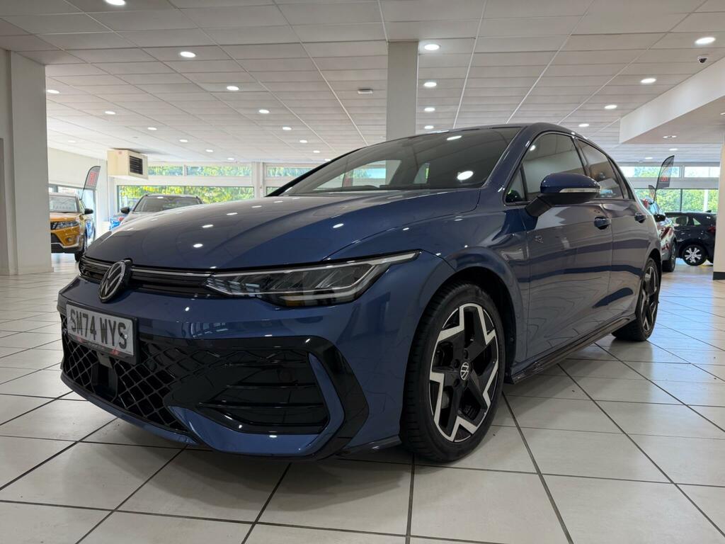 Volkswagen Golf 1.5 Tsi R-line Hatchback Euro 6 SM74WYS Blue #2