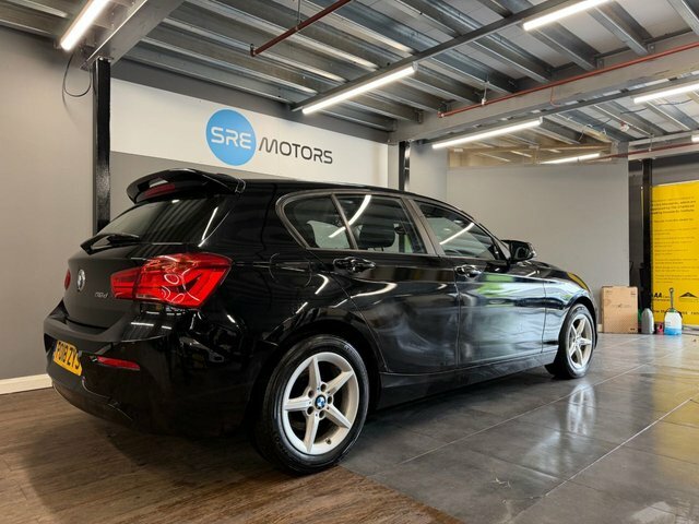 BMW 1 Series 2018 1.5 116D Se Business Hatchback Man PO18ZYS Black #5