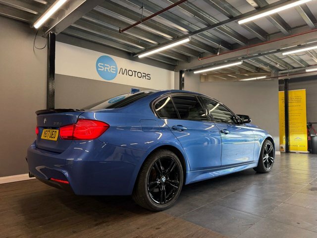 BMW 3 Series 2017 2.0 318D M Sport Saloon Euro YE17UEO Blue #5