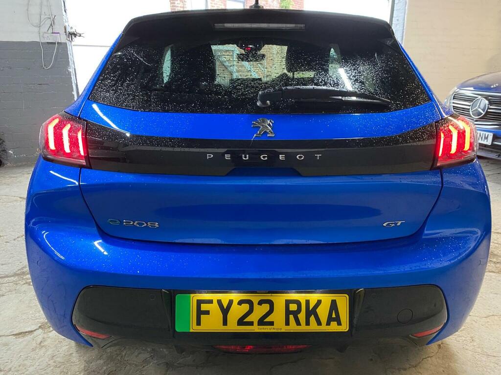 Peugeot e-208 Hatchback 50Kwh Gt Premium 202222 FY22RKA Blue #4