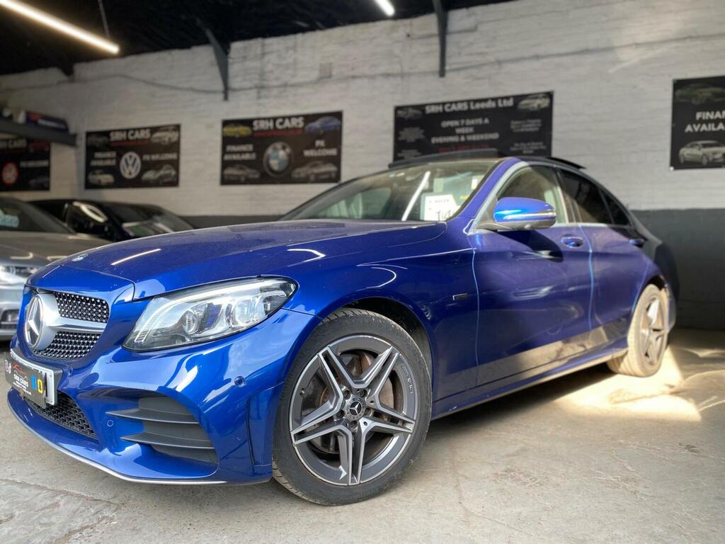 Mercedes-Benz C Class Saloon 2.0 C300de 13.5Kwh Amg Line Edition Premiu Blue #3