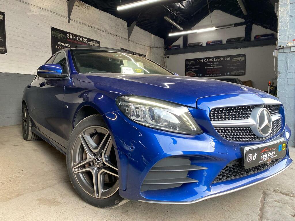 Mercedes-Benz C Class Saloon 2.0 C300de 13.5Kwh Amg Line Edition Premiu Blue #5