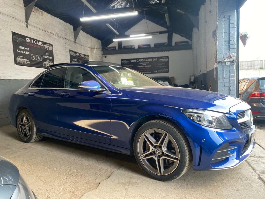 Mercedes-Benz C Class Saloon 2.0 C300de 13.5Kwh Amg Line Edition Premiu Blue #6