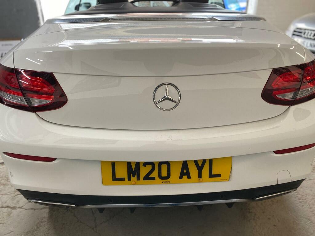 Mercedes-Benz C Class Convertible 1.5 C200 Mhev Amg Line Cabriolet G-tro LM20AYL White #4