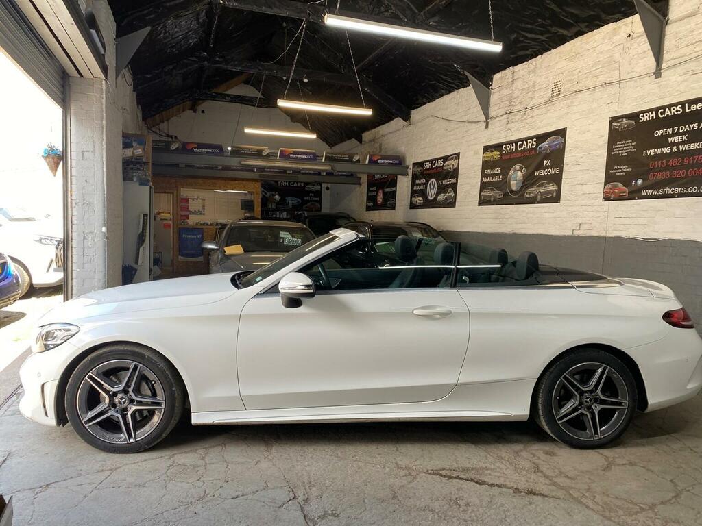 Mercedes-Benz C Class Convertible 1.5 C200 Mhev Amg Line Cabriolet G-tro LM20AYL White #3