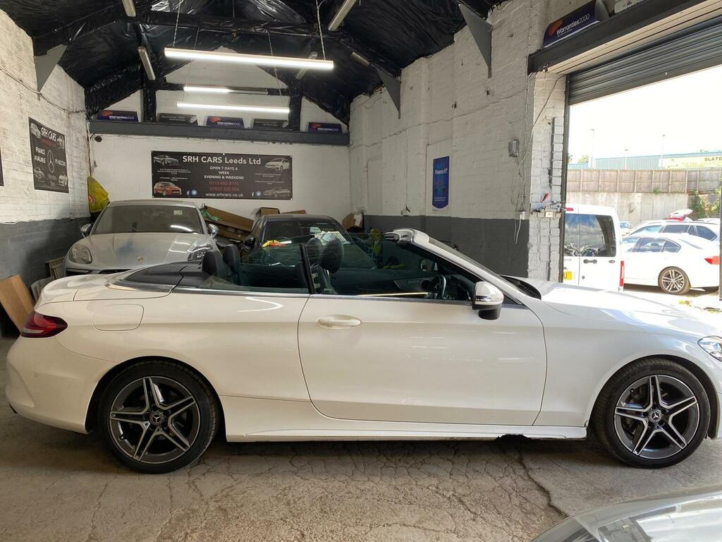 Mercedes-Benz C Class Convertible 1.5 C200 Mhev Amg Line Cabriolet G-tro LM20AYL White #5